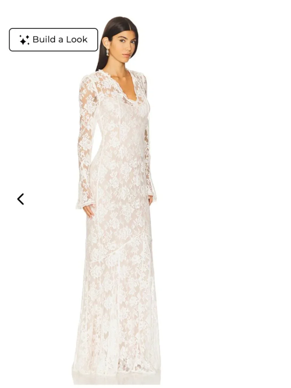 Stone Cold Fox Grace Gown, Ivory, MEDIUM
